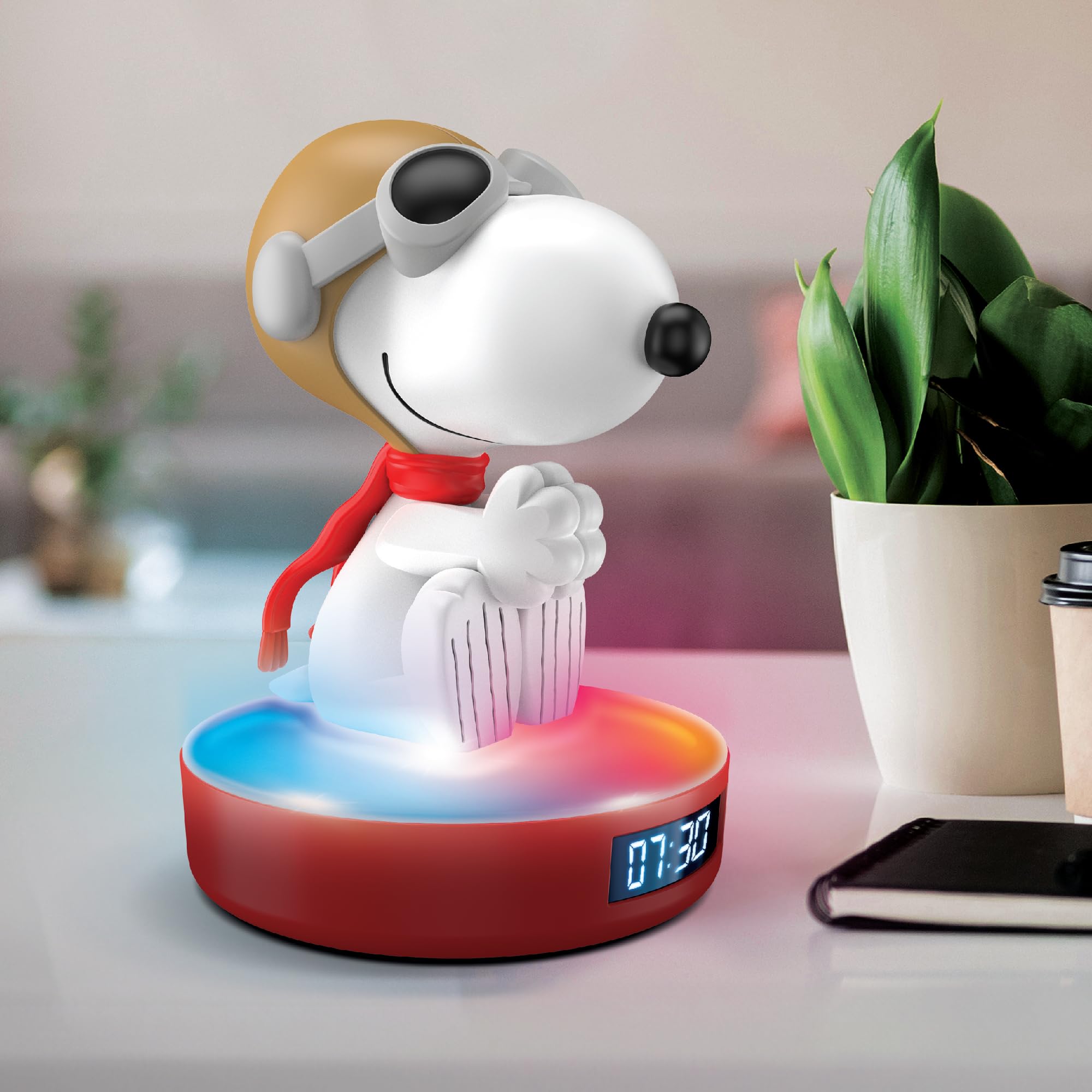 Amazon.co.jp: ピーナッツフライングスヌーピー目覚まし時計 – USB電源